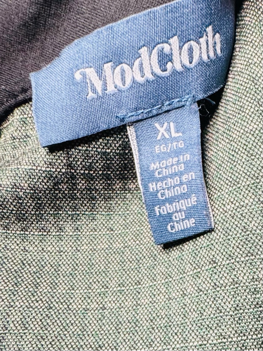 ModCloth Xl Retro Mod Scholar Houndstooth Collared Puff Sleeve Dress - Picture 11 of 12